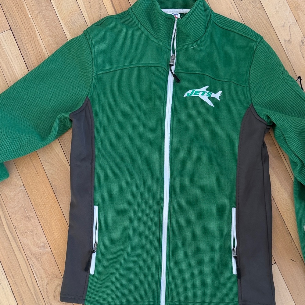 NFL Green and Gray Jets Jacket